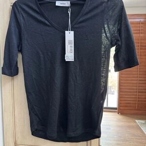 Noisy May Black V-Neck Women's Top